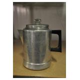 Comet Aluminum Coffee Pot, Vintage, 8"