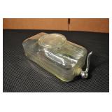 Retro Clear Glass Beverage Dispenser, 13" Retro Clear Glass Beverage Dispenser, 13"