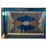 Stained Glass Window, 28x40, Beveled Glass. Stained Glass Window, 28x40, Beveled Glass.