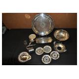Silver Plated Serving Ware, Assorted Silver Plated Serving Ware, Assorted
