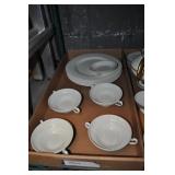 Vintage Wheat Pattern Bone China Dishes Vintage Wheat Pattern Bone China Dishes
