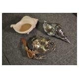 Crab And Seashells Sauce Bowl & Vases Crab And Seashells Sauce Bowl & Vases
