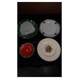 Plates assorted, painted, 6-9.5" Plates assorted, painted, 6-9.5"