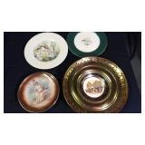 4 Assorted plates, 4 Assorted plates,