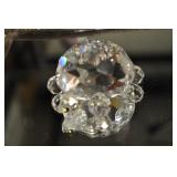 Swarovski Crystal Turtle 2.25", Marked W/ A Swan