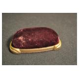 Velveted Jewelry Box, Vintage,