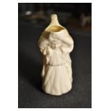 Irish Milk Maiden Cream Pitcher, Belleek China Irish Milk Maiden Cream Pitcher, Belleek China