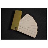 Pocket Address Book, Fold-out , Vintage, 2 3/4" Pocket Address Book, Fold-out , Vintage, 2 3/4"
