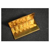 Brass Stamp Holder, Vintage 2 7/8" Brass Stamp Holder, Vintage 2 7/8"
