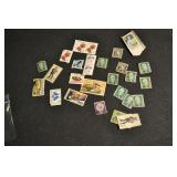 Postage Stamps, Vintage Assorted Postage Stamps, Vintage Assorted