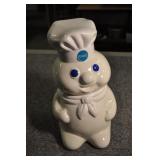 Pillsbury Dough Boy Cookie Jar, 11 1/2" Pillsbury Dough Boy Cookie Jar, 11 1/2"