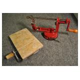 Marble Slab Cheese Slicer And Apple Corer Marble Slab Cheese Slicer And Apple Corer