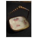 Jewelry Basket, Vintage, 5" High Jewelry Basket, Vintage, 5" High