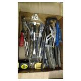 Assrtd- stretcher pliers, chisels, scratch awl,