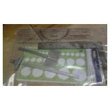 Assrtd- rulers, squares, plotter, template, etc