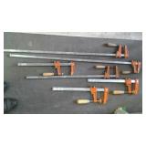 6 Clamps- Jorgensen heavy duty, adjustable