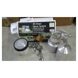3 paint sprayers- Easy clean spray system kit,