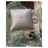 square glass ceiling light fixture 11"