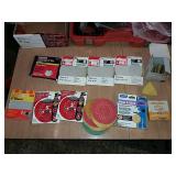 assorted sanding discs sandpaper.
