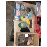 assorted abrasive belts and steel wool