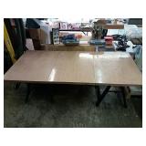74x35 table top with a frame supports. Perfect