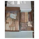 Assorted shims and scrap wood.