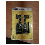 ornamental screw hook and strap hinge new in the