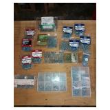 assorted sheet metal screws wood screws metal