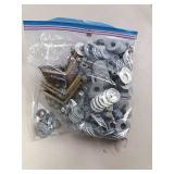 1/2" assorted, approx. 50 flat cut washers, 50