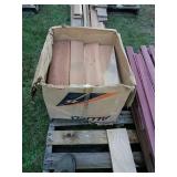 Box of cedar planks,