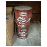 2 gallons later redwood stain.