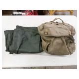 U.s. army pack and rain pants. 1944