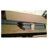 Steel shelving rack hardware