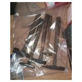 5 vintage  hammers, ball peen and tack.