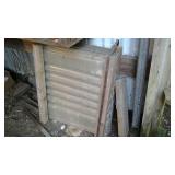 Clear currogated roof panels, 25x26"