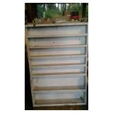 Wooden shop organizer, approx 24x35"
