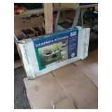 Campers kitchen looks new.