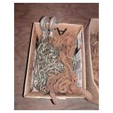 2 sets of hook and chain.