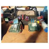 Occidental leather tool belt with pouches, with