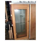Wood and glass door 36x80.