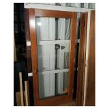 Wood and glass door 36x80