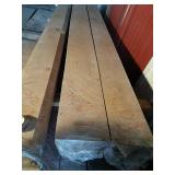 7 maple 1"x8"x124" planks bundle,