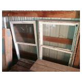 2 reclaimed windows.