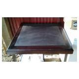 Game table, dark wood,  2