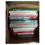 Construction related books collection.
