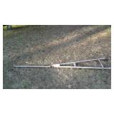 Lawn tractor hitch extender, approx 7