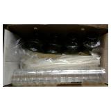 Tapers and glass tea light holders