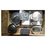 Assrtd kitchen gadgets- scales, mini crockpot,