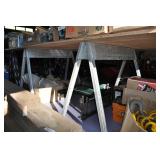 4 Metal Saw Horses, 30x33