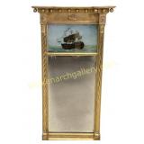 Federal Giltwood Eglomise Mirror